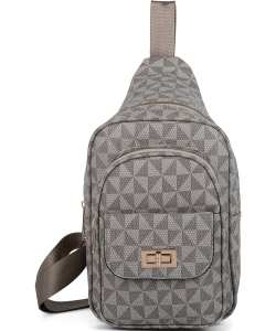 Monogram Sling Bag Backpack SJ21378 TAUPE